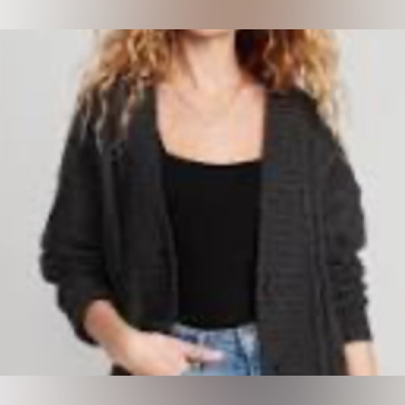 Old Navy Charcoal Cardigan - Picture 5 of 5